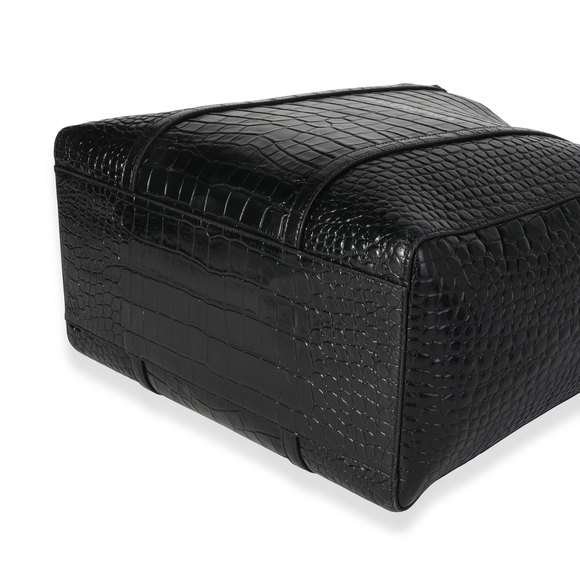 Balenciaga Crocodile-Embossed Leather Small Everyday Tote - Picture 6 of 7